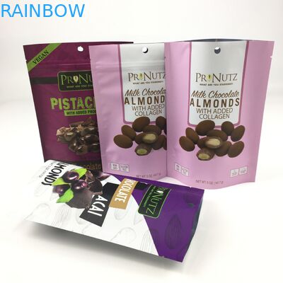 Custom Matte Stand Up Pouch Aluminiumfolie Mylar Bag Poederverpakking