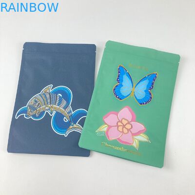 Op maat gemaakte UV-spots, opstaande zak, chocolade noten, plastic verpakkingszak