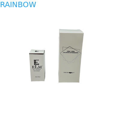 Persoonlijke witte karton 350g verpakkingsdoos voor cosmetica met gravure printing