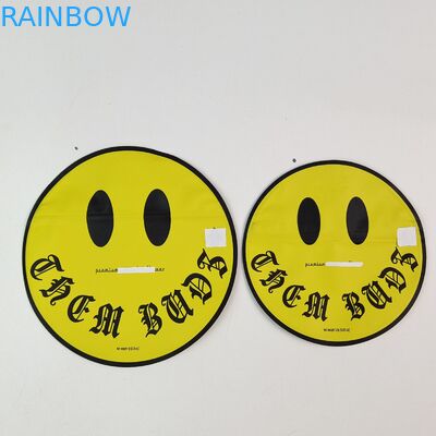 Onregelmatige 3.5g 7g Mylar zakken met rits in Printing Aluminium folie geurbestendige eetbare plastic zak