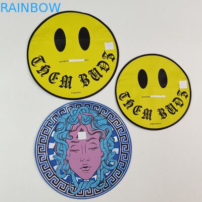 Onregelmatige 3.5g 7g Mylar zakken met rits in Printing Aluminium folie geurbestendige eetbare plastic zak