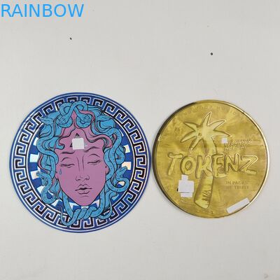 Onregelmatige 3.5g 7g Mylar zakken met rits in Printing Aluminium folie geurbestendige eetbare plastic zak