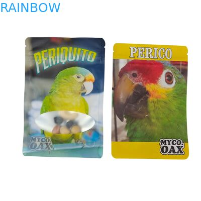 Op maat gemaakte zelfverzegelbare vochtbestendige hitteverzegelde rits transparante voorzijde aluminiumfolie achterzijde Mylar plastic zak voor suiker