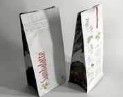 Vlakke Vierkante Plastic Zakken die Blokbodem voor Industriële Koffie verpakken