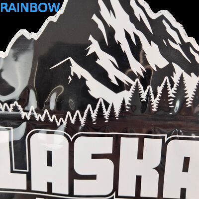 Eetbaar Cali 3,5 g 7 g Mylar Ziplock Soft Touch Geurvast Onregelmatig Gevormd Koekje Die Cut Verpakking Plastic Sachet Bag