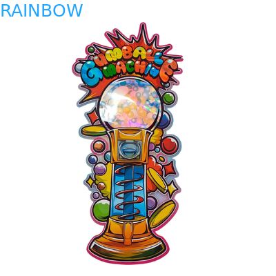 Soft Touch Holographic Mylar Bags met Zipper voor Candy Herb Dry Flower Gummy Biscuit Sugar Kinderwaardige verpakking