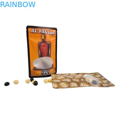 Standaardzakverpakking met 3-zijdige afdichting, plat, herbruikbaar, met ritssluiting, venster, mylar, aluminiumfolie, herbruikbare plastic zakken