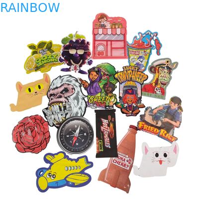 Onregelmatige, hervergrendelbare, 3,5 g kinderdichte Mylar-zakken Digitaal afgedrukt PET Ziplock verpakking voor eetbare gummy cookies