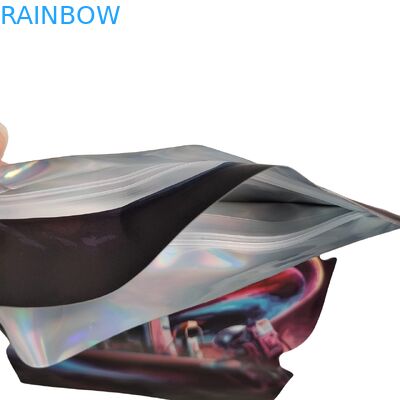 Op maat gesneden Mylar-zakken 3.5g-28g met kind-proof rits