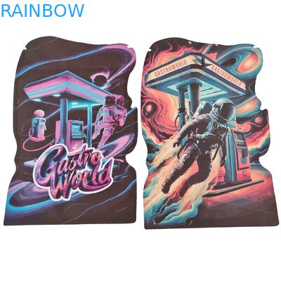 Op maat gesneden Mylar-zakken 3.5g-28g met kind-proof rits