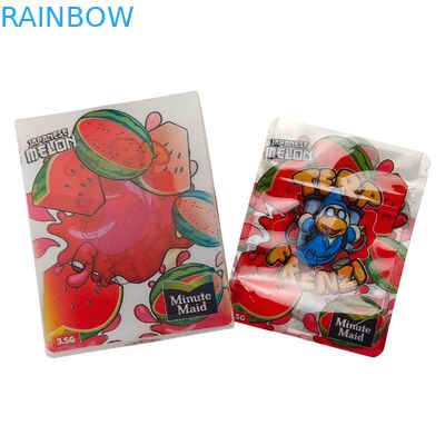 Aangepaste 3.5g kindveilige Mylar zak voor snackverpakking