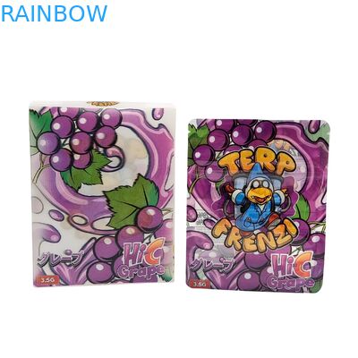 Aangepaste 3.5g kindveilige Mylar zak voor snackverpakking