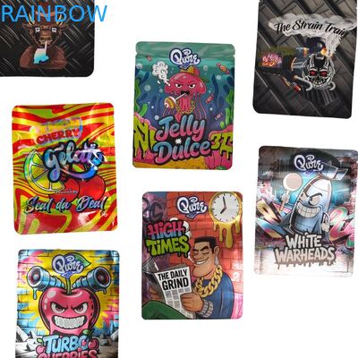 Op maat gemaakte 3,5-28 g hervergrendelbare Mylar-zakken voor voedselverpakkingen