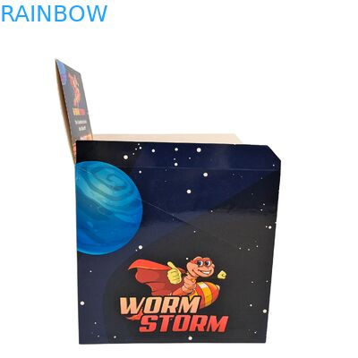 Custom Retail Display Opvouwbare 3,5g papieren doos voor ontbijt Instant gedroogd fruit noten Graan Cereal Food Packaging