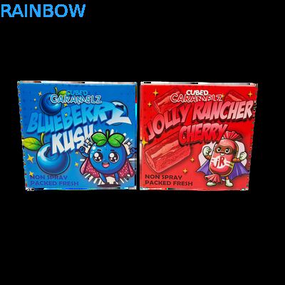 Gepersonaliseerde opvouwbare kraftpapierdoos met 350 g karton voor de winkel