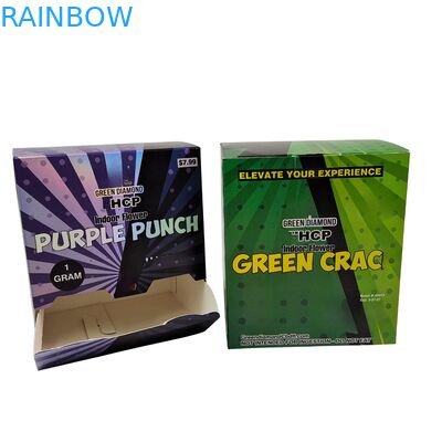 Op maat gemaakte papieren dozen voor voor snackkoekjes Energy Bar Cosmetische snoeppakket Kraft Retail Karton Teller Display Box