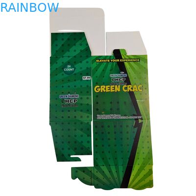 Op maat gemaakte papieren dozen voor voor snackkoekjes Energy Bar Cosmetische snoeppakket Kraft Retail Karton Teller Display Box