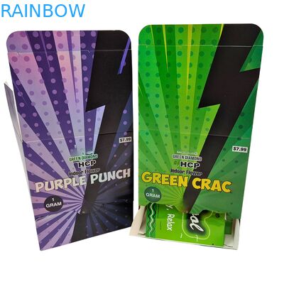 Op maat gemaakte papieren dozen voor voor snackkoekjes Energy Bar Cosmetische snoeppakket Kraft Retail Karton Teller Display Box