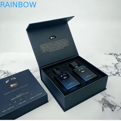 Groothandel Op Maat Luxe Cosmetische Mappen Magnetisch Cadeau EVA Schuim Inzet Mat Lamineren Biologisch Afbreekbaar Materiaal voor Parfum Ambacht