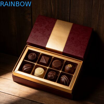 Aangepaste Logo Gepersonaliseerde Chocolade Geschenkdoos Verpakking Snoep Chocolade Cosmetica Doos Lege Chocoladereep Doos