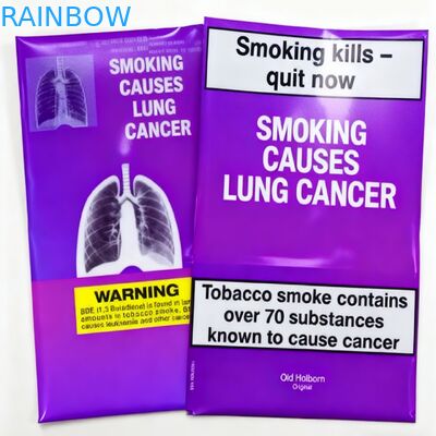 Voorgewalste zak Ziplock eetbare voedselverpakking voedselgraad Driezijdige afdichting zak Plastic voor tabak Mylar zak