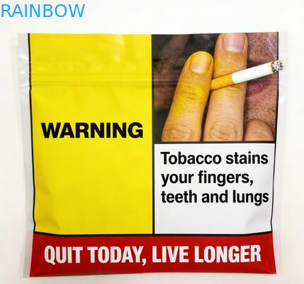 Hersluitbare 3 zijafdichting 25g 30g 40g 50g 100g Roken Blad Sigarettenzak Rolling Tabakszakje Met Rits