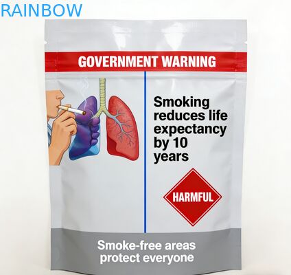 Hersluitbare 3 zijafdichting 25g 30g 40g 50g 100g Roken Blad Sigarettenzak Rolling Tabakszakje Met Rits