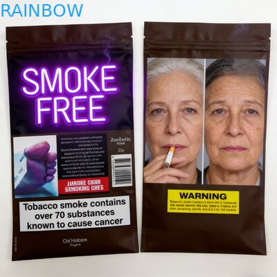 Hersluitbare 3 zijafdichting 25g 30g 40g 50g 100g Roken Blad Sigarettenzak Rolling Tabakszakje Met Rits