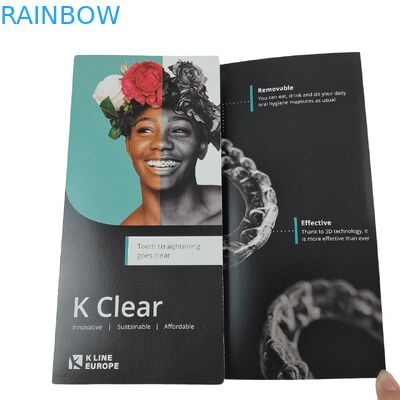 Gepersonaliseerde logo tandheelkundige beugels Kit Box Orthodontic Aligner Packaging Box Met Paper Inbreng Tanden Aligner Packaging Box