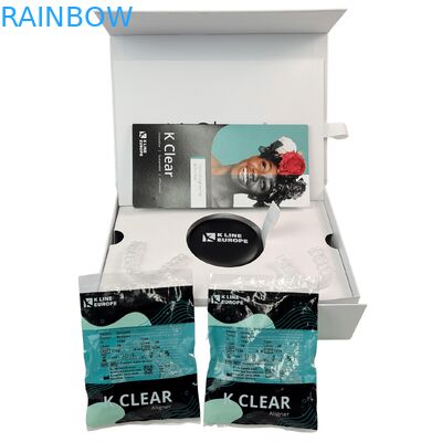 Gepersonaliseerde logo tandheelkundige beugels Kit Box Orthodontic Aligner Packaging Box Met Paper Inbreng Tanden Aligner Packaging Box