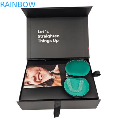 Gepersonaliseerde tandlijner verpakkingsdoos met magnetische sluiting 350 g dikte en aanpasbaar ontwerp voor tandlijners