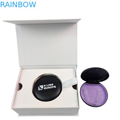 Custom logo gerecycleerbare orthodontische doos met magnetische sluiting voor tandheelkundige verpakkingen