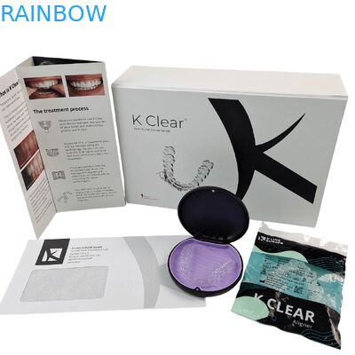 Custom logo gerecycleerbare orthodontische doos met magnetische sluiting voor tandheelkundige verpakkingen