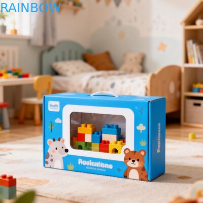 Papierdoos op maat met helder venster en dikte 350 g voor voedselverpakkingen