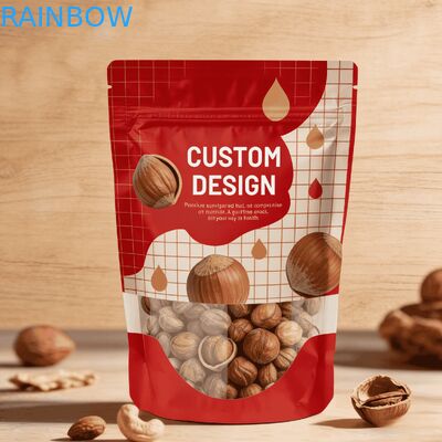 Hoogwaardige digitale bedrukking op maat, gerecyclede plastic voedselverpakkingszak met heatseal stand-up pouch