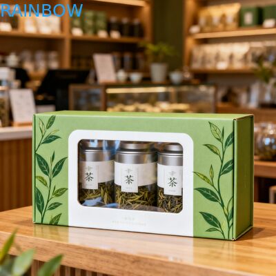 Aangepaste draagbare cadeaupapieren doos met transparante vensters, feestgeschenkdoos, snoep, koekjes, donuts, papieren dozen met handvat