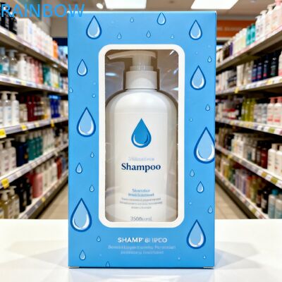 Aangepaste draagbare cadeaupapieren doos met transparante vensters, feestgeschenkdoos, snoep, koekjes, donuts, papieren dozen met handvat