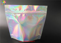 Tribune op Gelamineerde Materialen van de Laser de Kosmetische Verpakkende Zak Hologram met Ritssluiting