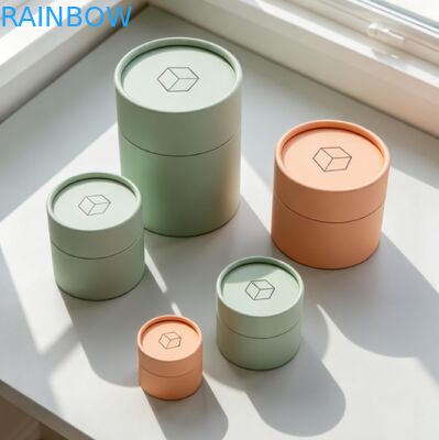 Biologisch afbreekbaar, aanpasbaar, grootte, voedselveilig kraftpapierbuis voor cadeaubonverpakkingen