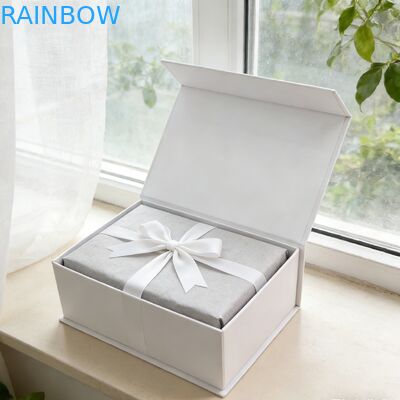 Custom Luxury Biodegradable 350g Dikte Karton Papier Doos Verpakkingsmap voor Hoodie Schoenen Kleding Verschepen Geschenk