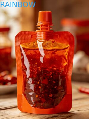 Lekvrij Tuit Pouch150ml 200ml 300ml Doypack Food Grade Chilisaus Jelly Sap Babyvoeding Zak Stand Up Tuit Pouch