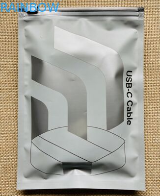 Op maat gedrukte verpakkingszak met driezijdig zegel