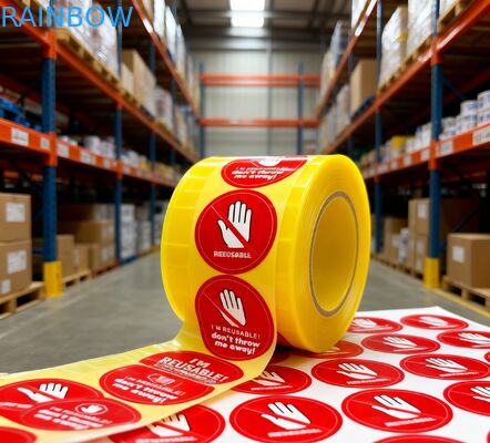 Op maat gesneden waterdichte vinylstickers met holografisch ontwerp OEM-branding Kleeflabels voor cadeautjes en ambachten