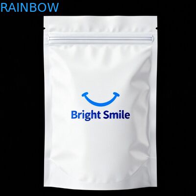 Op maat gemaakte verpakkingstas voor orthodontische aligners met hersluitbare rits en voedselveilig materiaal in aanpasbare maten