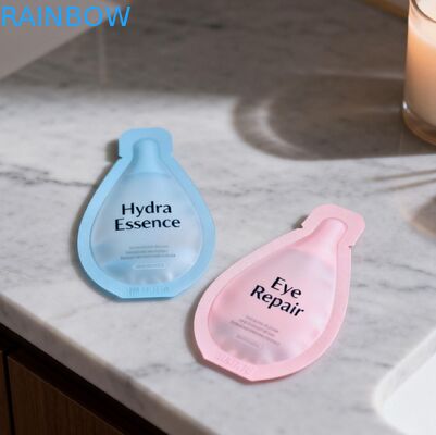 Aangepaste huidverzorgingslotioncrème Verpakking Plastic Kleine Cosmetische Sample Sachet Mylar Foliezakken Hitteverzegelbare Zak Sachets Kleine Mini Pouch