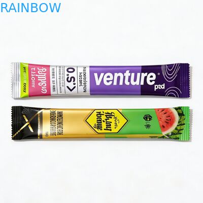 Op maat gemaakte 1g, 3g, 5g melk-theepoeder collageenpoeder zakje hitteverzegelbare recyclebare PET-aluminiumfolie gelamineerde voedselzak met ritssluiting