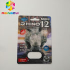 3D van de Kaart de Verpakkende Rinoceros 12 Rinoceros 11 Mensen van de Rinocerosblaar Seksuele Supplementen voor het Opvoeren van Libido