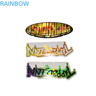 Custom Holographic Smell Proof Child Proof Mylar Bags met opnieuw sluitbare rits voor snackverpakkingen