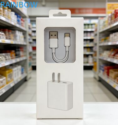 Aanpasbare afmetingen Papierdoos met warm stempeld afwerking en dikte 350 g voor premium verpakking