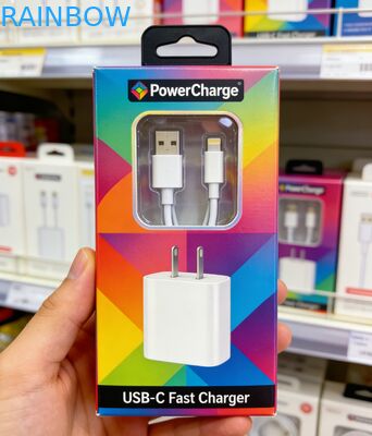 Aanpasbare afmetingen Papierdoos met warm stempeld afwerking en dikte 350 g voor premium verpakking